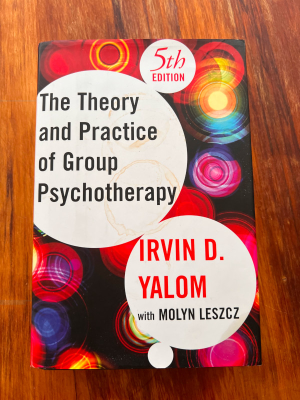 The Theory and Practice of Group Psychotherapy